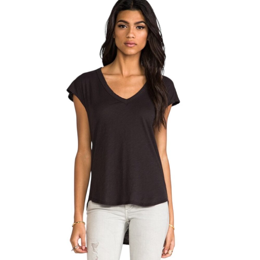 LNA Hi Lo V Neck Tee